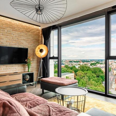 Skyview Suite - Niepowtarzalny Widok I Basen Lublin Kültér fotó