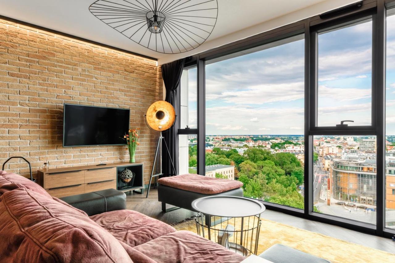 Skyview Suite - Niepowtarzalny Widok I Basen Lublin Kültér fotó