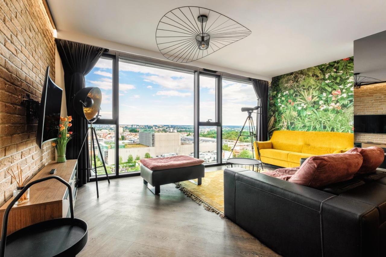 Skyview Suite - Niepowtarzalny Widok I Basen Lublin Kültér fotó